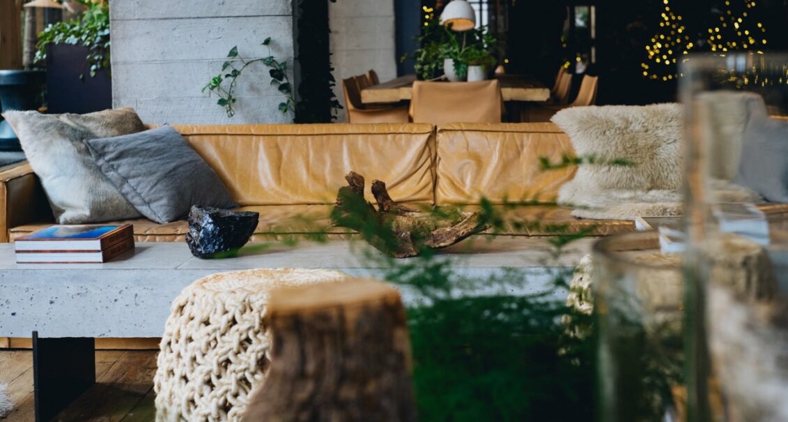 Le béton ciré dans le design design d'intérieur